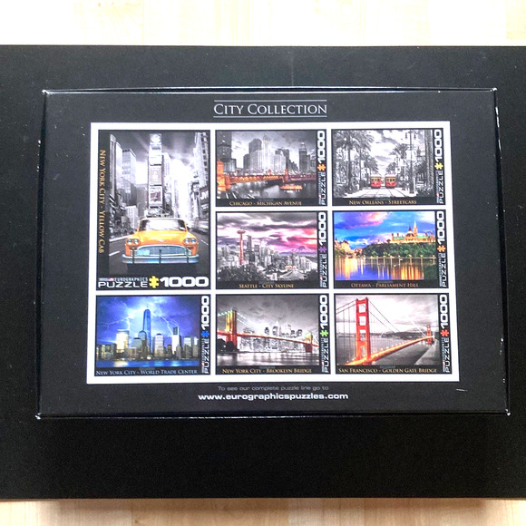 Eurographics 1000 piece puzzle: City Collections Chicago -Michigan Ave - Picture 2 of 6